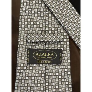 🤍 Azalea Silk of‎ Como “Bellagio” Tie – 100% Silk – Made in Italy